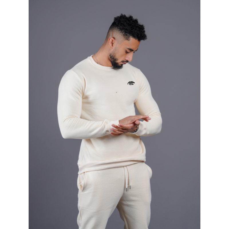 SET LONGSLEEVE & JOGGER - BEIGE