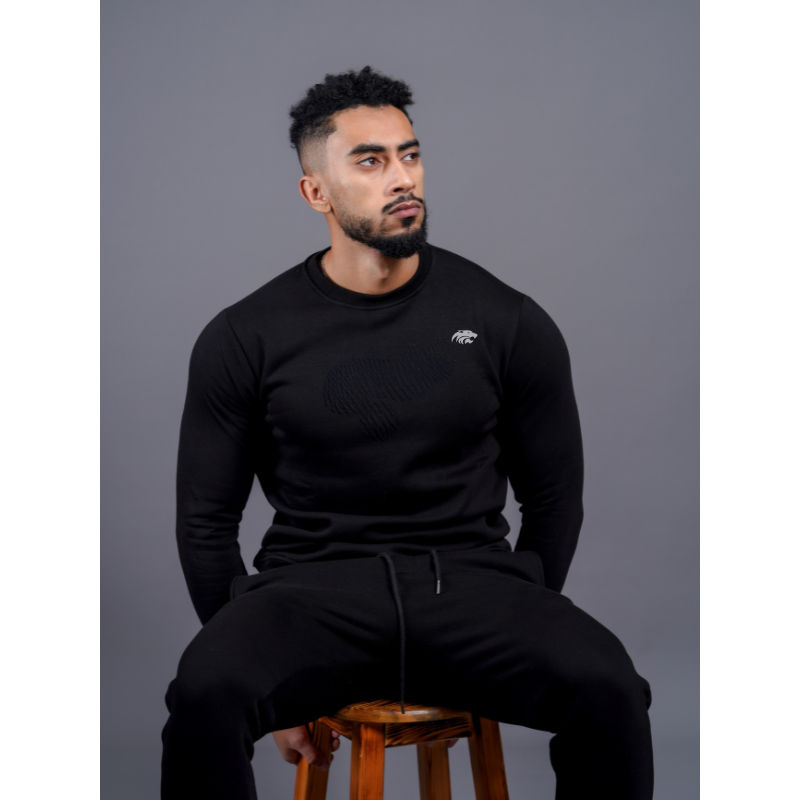 SET LONGSLEEVE & JOGGER - BLACK