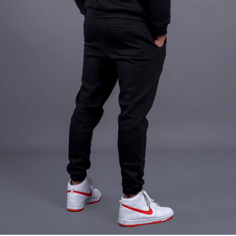 SET OVERSIZED HOODIE &amp; JOGGER - BLACK