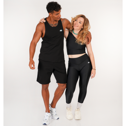 SET ONE SHOULDER CROP TOP &amp; LEGGINGS TIGERZ