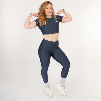 T-SHIRT HOODIE &amp;amp; SHORTS SET - BLACK