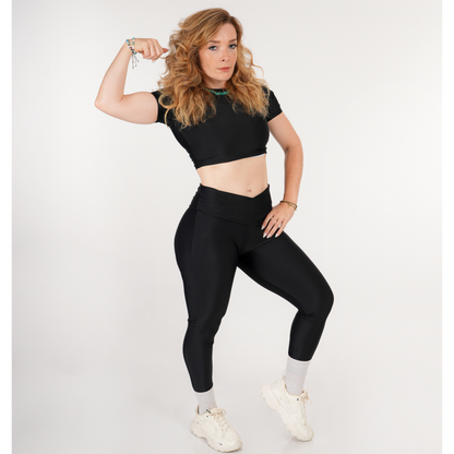 SET CROP TOP &amp; LEGGINGS  X TIGERZ