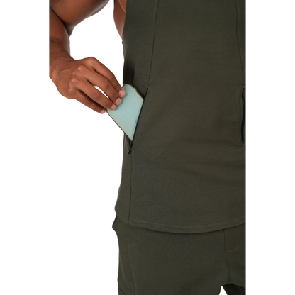 SET TANK ZIP &amp; SHORT TIGERZ