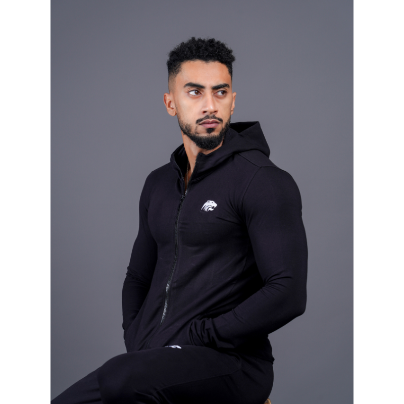 SET HOODIE WITH ZIP &amp; JOGGER - ECLIPSE