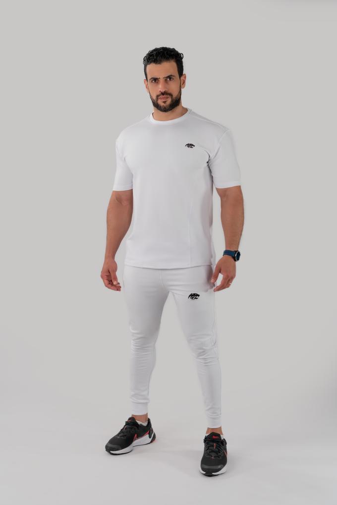 SET T-SHIRT &amp; JOGGER  TIGERZ - WHITE