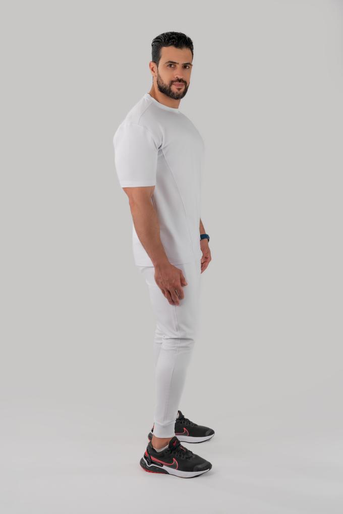 SET T-SHIRT &amp; JOGGER  TIGERZ - WHITE