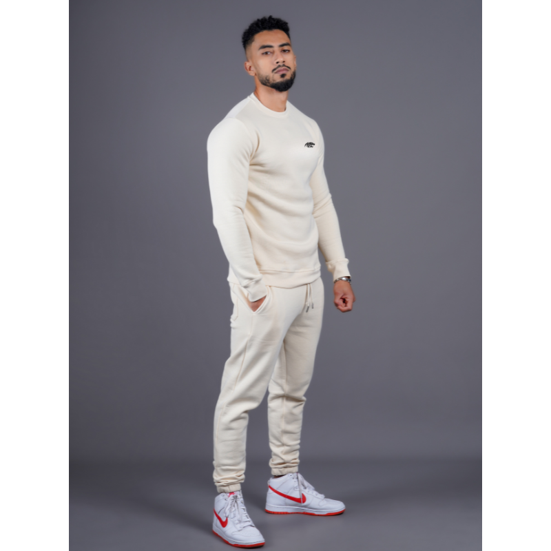 SET LONGSLEEVE &amp; JOGGER - BEIGE