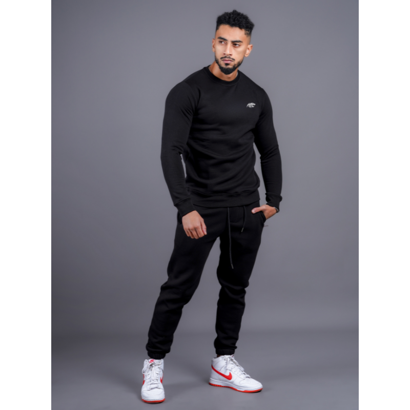 SET LONGSLEEVE &amp; JOGGER - BLACK