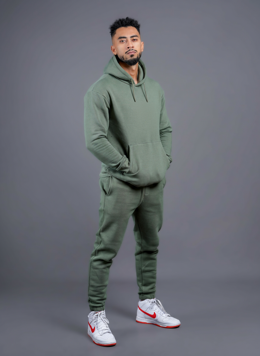 SET HOODIE &amp; JOGGER - BASIC