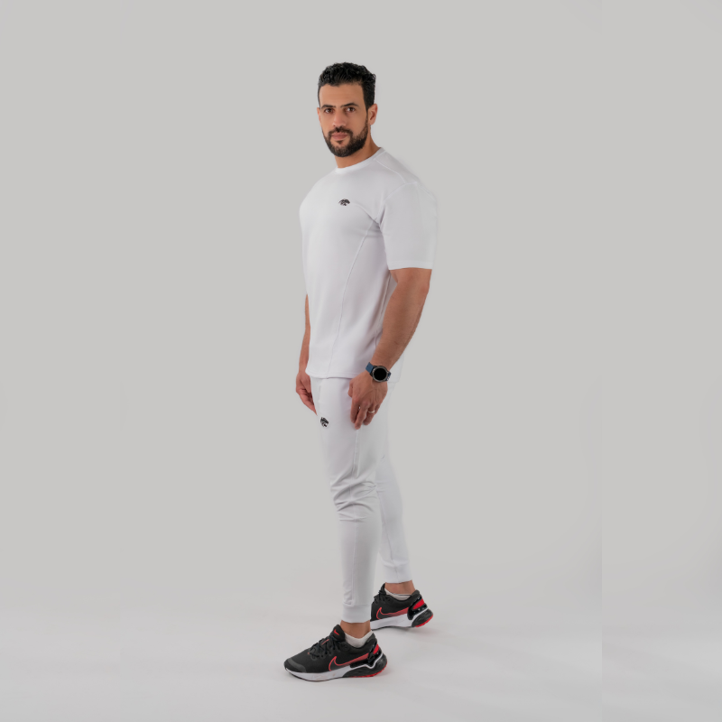 SET T-SHIRT &amp; JOGGER  TIGERZ - WHITE