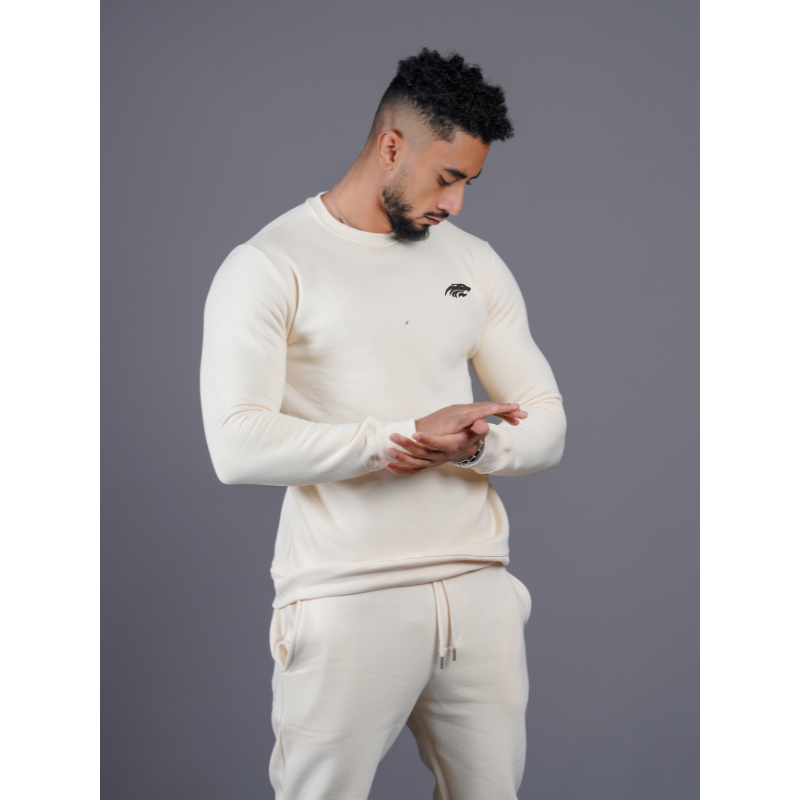 SET LONGSLEEVE &amp; JOGGER - BEIGE