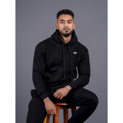 SET OVERSIZED HOODIE &amp; JOGGER - BLACK